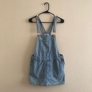 FOREVER 21 Denim Overalls Dress